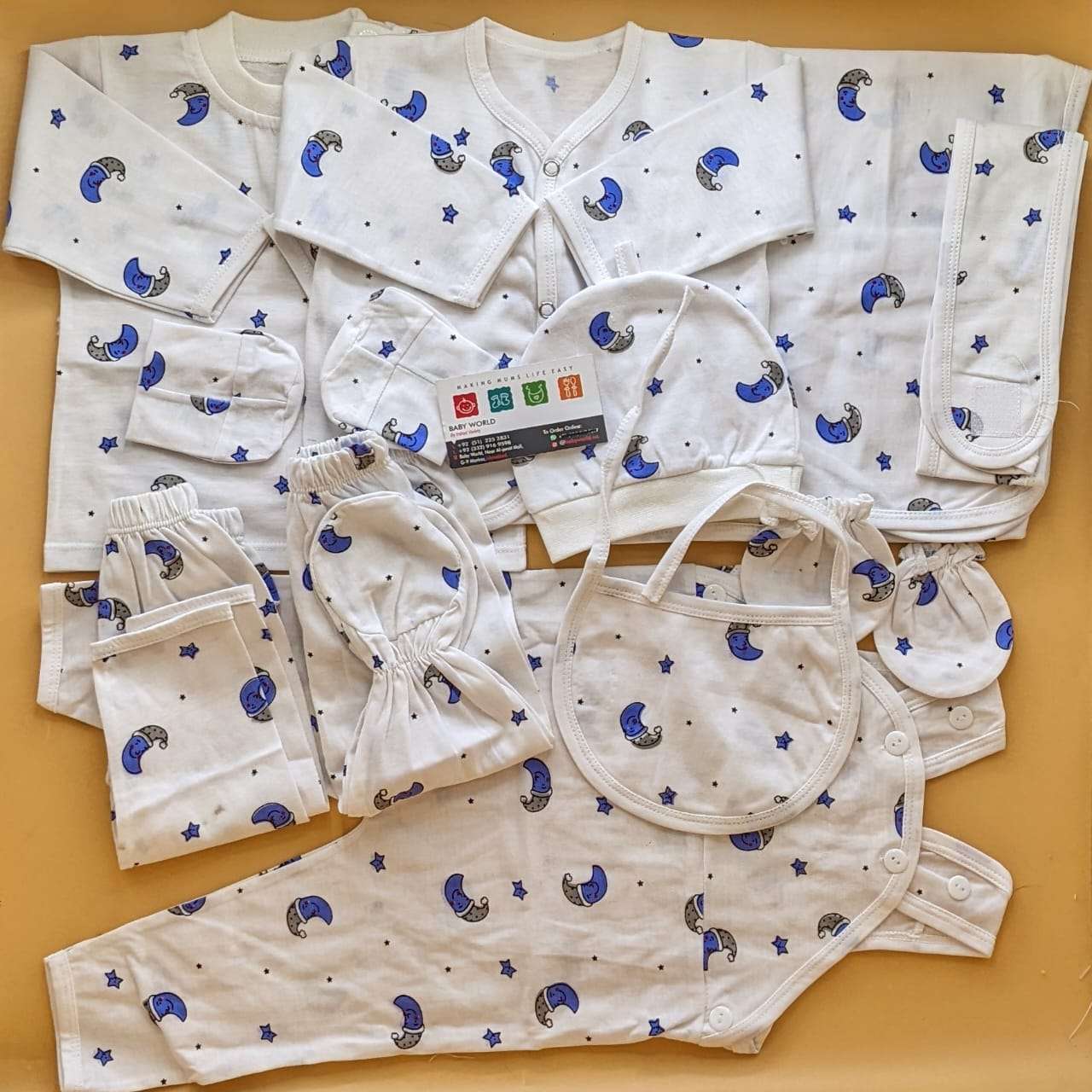 11 Pieces Suit Set - Moon Stars - Image 6