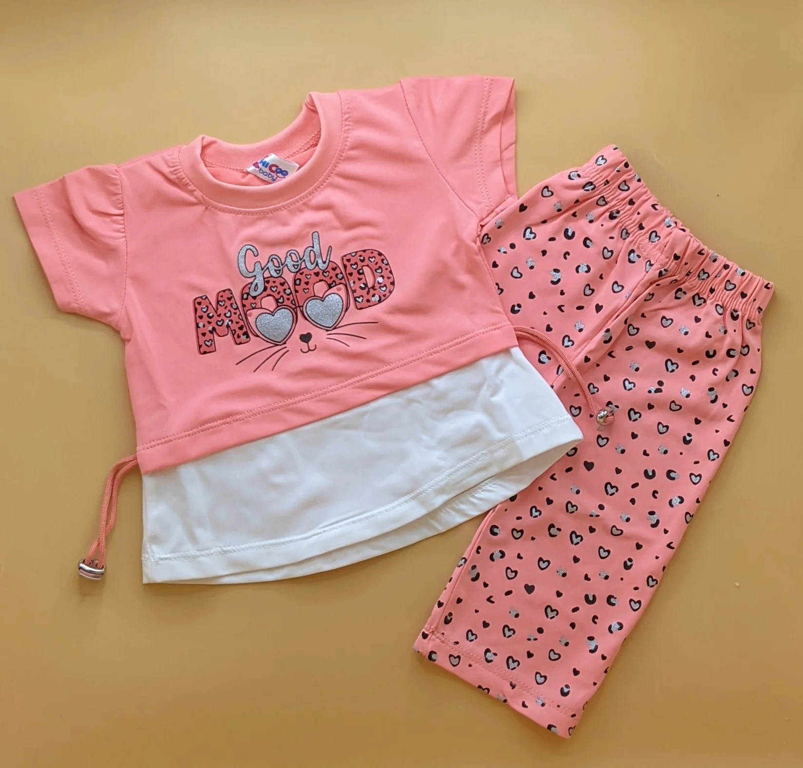 2 Piece Baby Suit - Good Mood - Image 6