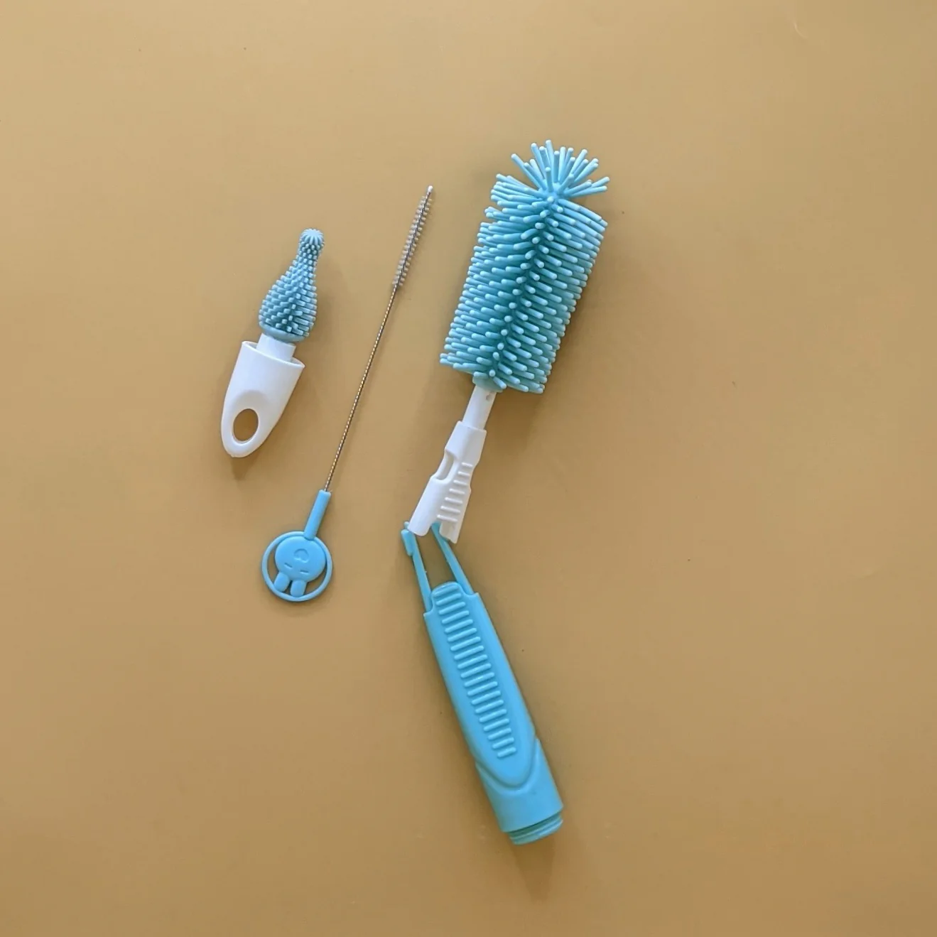 3 Pieces All Purpose Silicone Bottle & Teat Cleaning Brush - Image 6