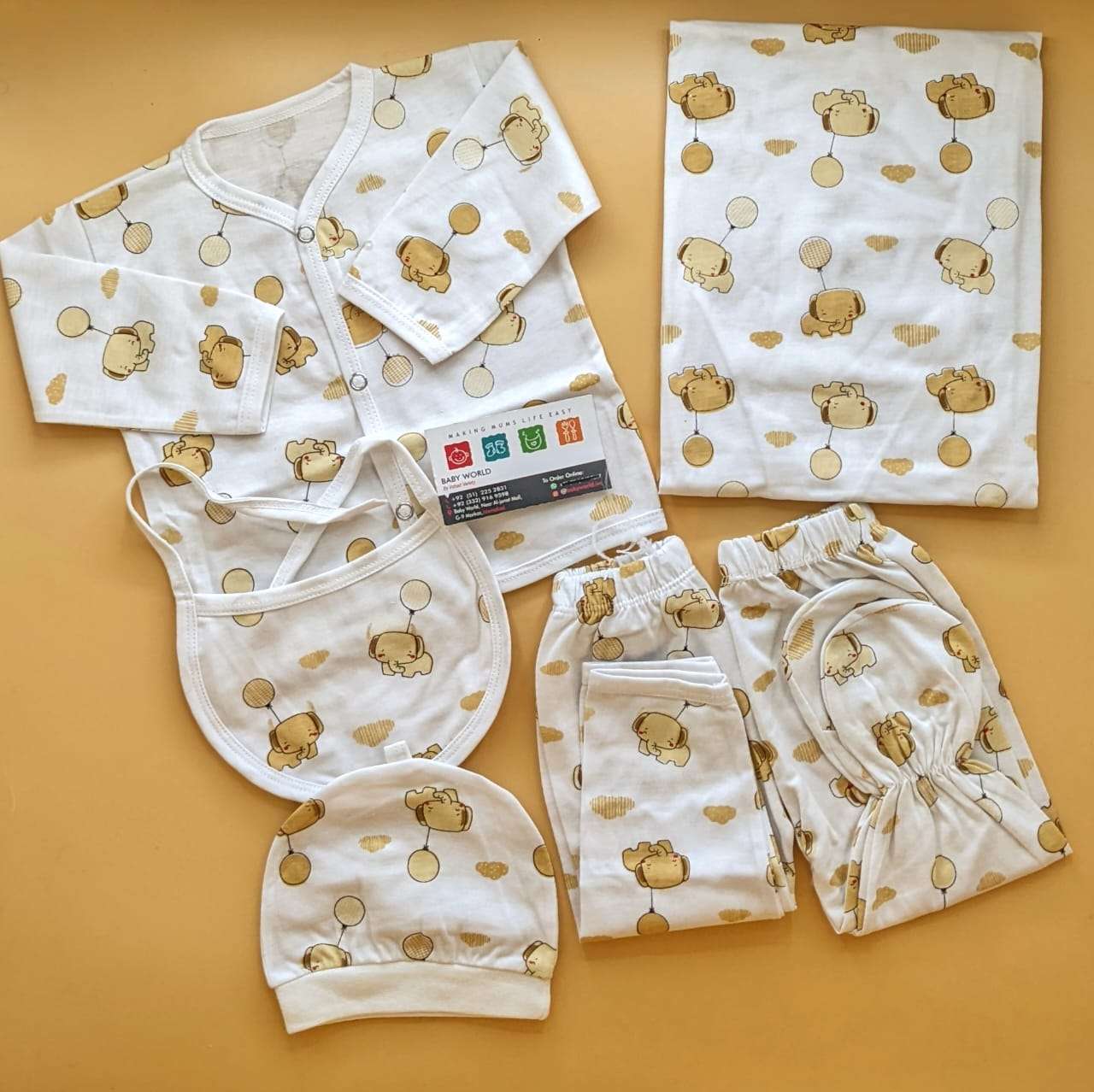 6 Pieces Starter/Suit Set - Elephant/Balloon🎈 - Image 3