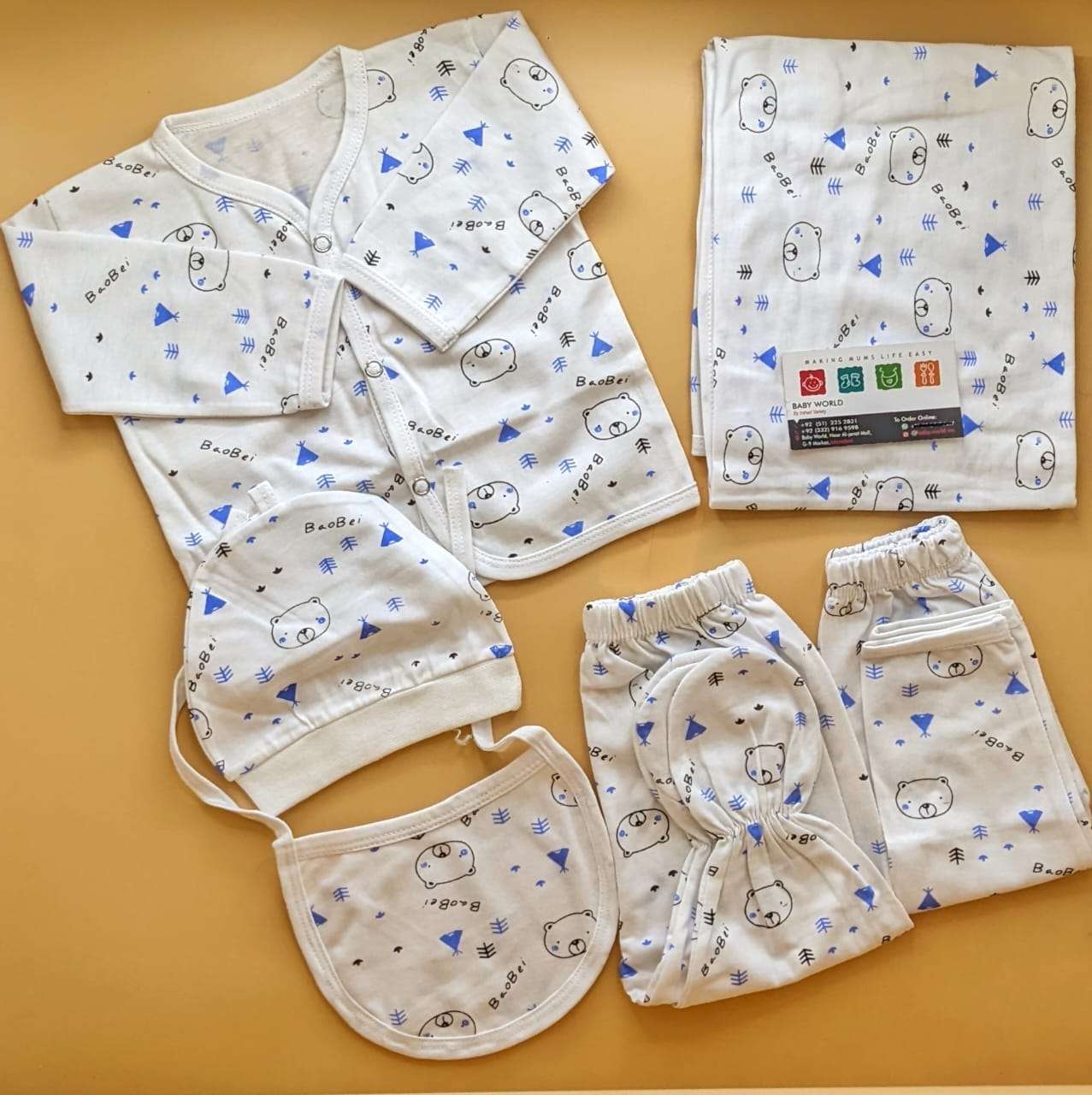 6 Pieces Starter/Suit Set - Bear/Trees 🌲 - Image 6