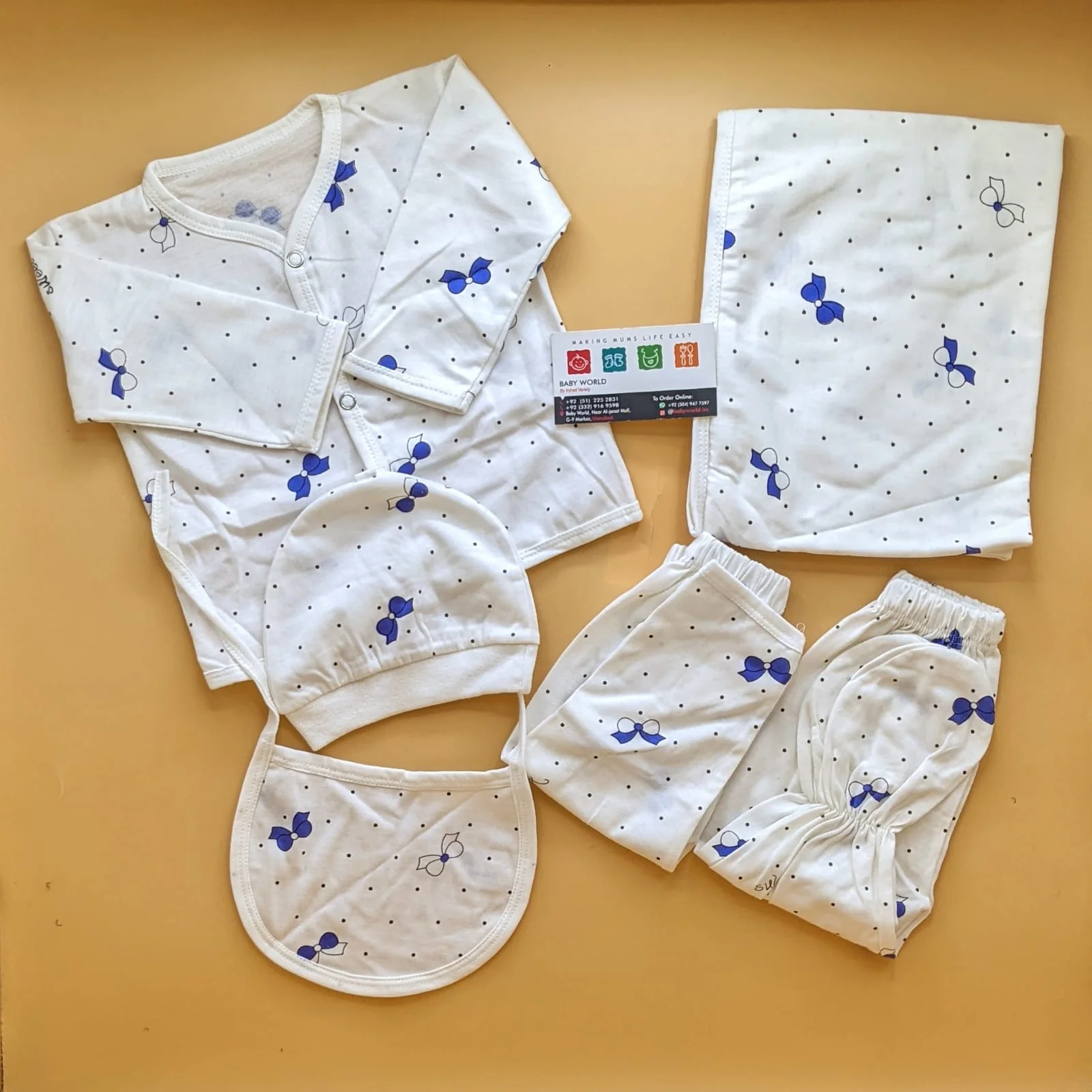6 Pieces Starter/Suit Set - Bow - Image 3