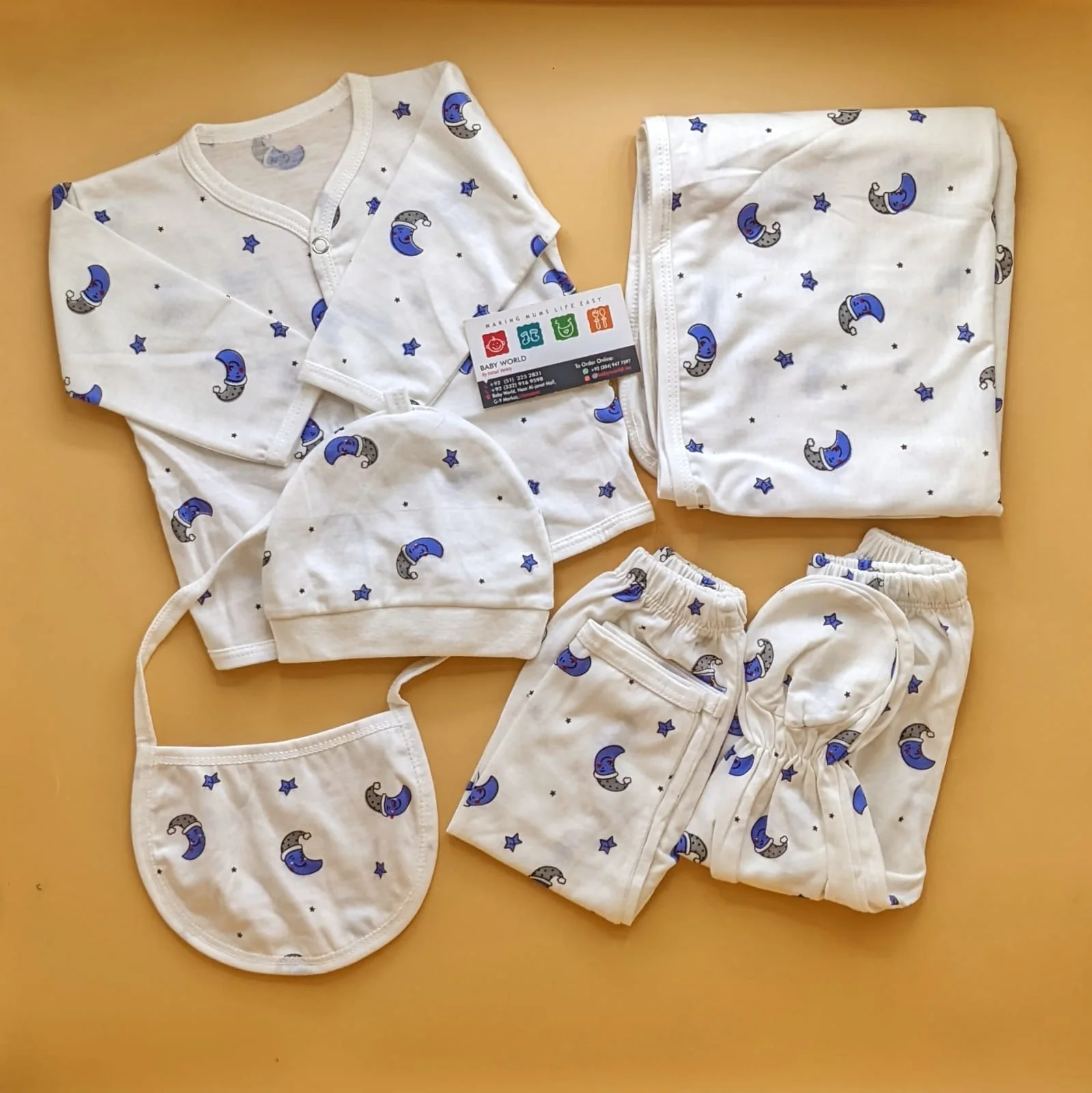 6 Pieces Starter/Suit Set - Moon/Stars - Image 4