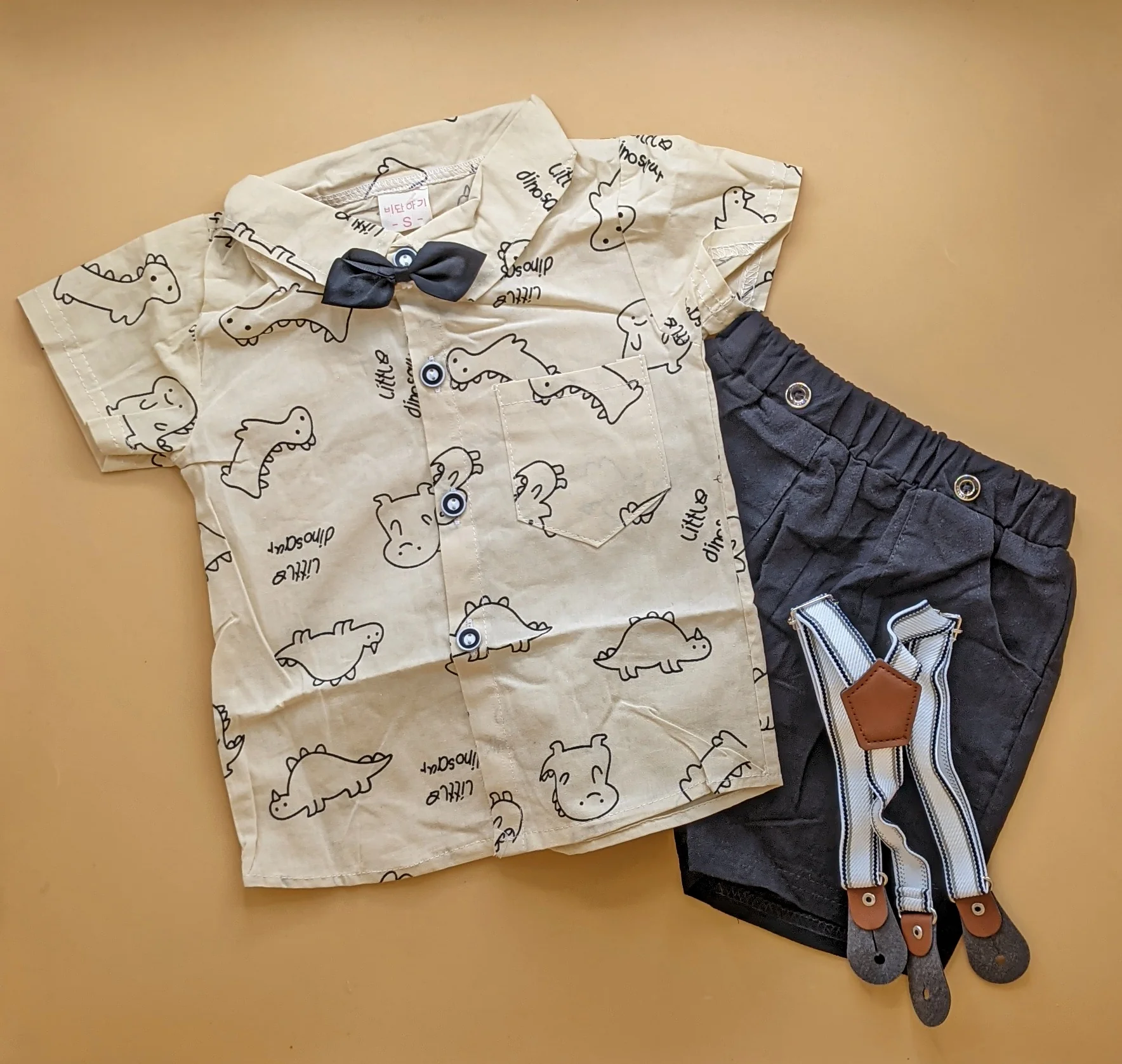 Baby Relaxed Fit Co-Ord Set - Little Dinosaur - Image 2