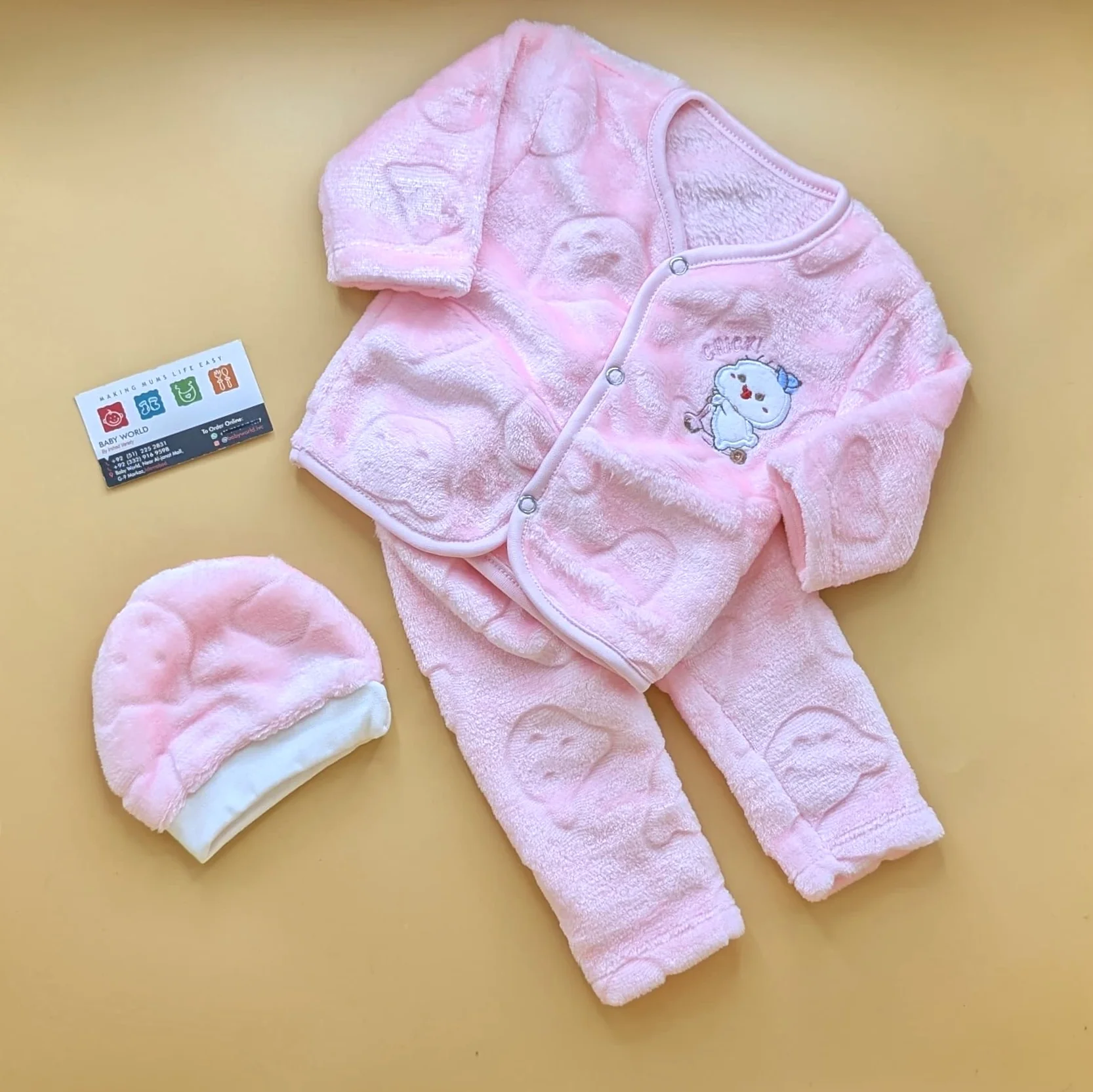 Baby Suit with Cap - Winter - Image 3