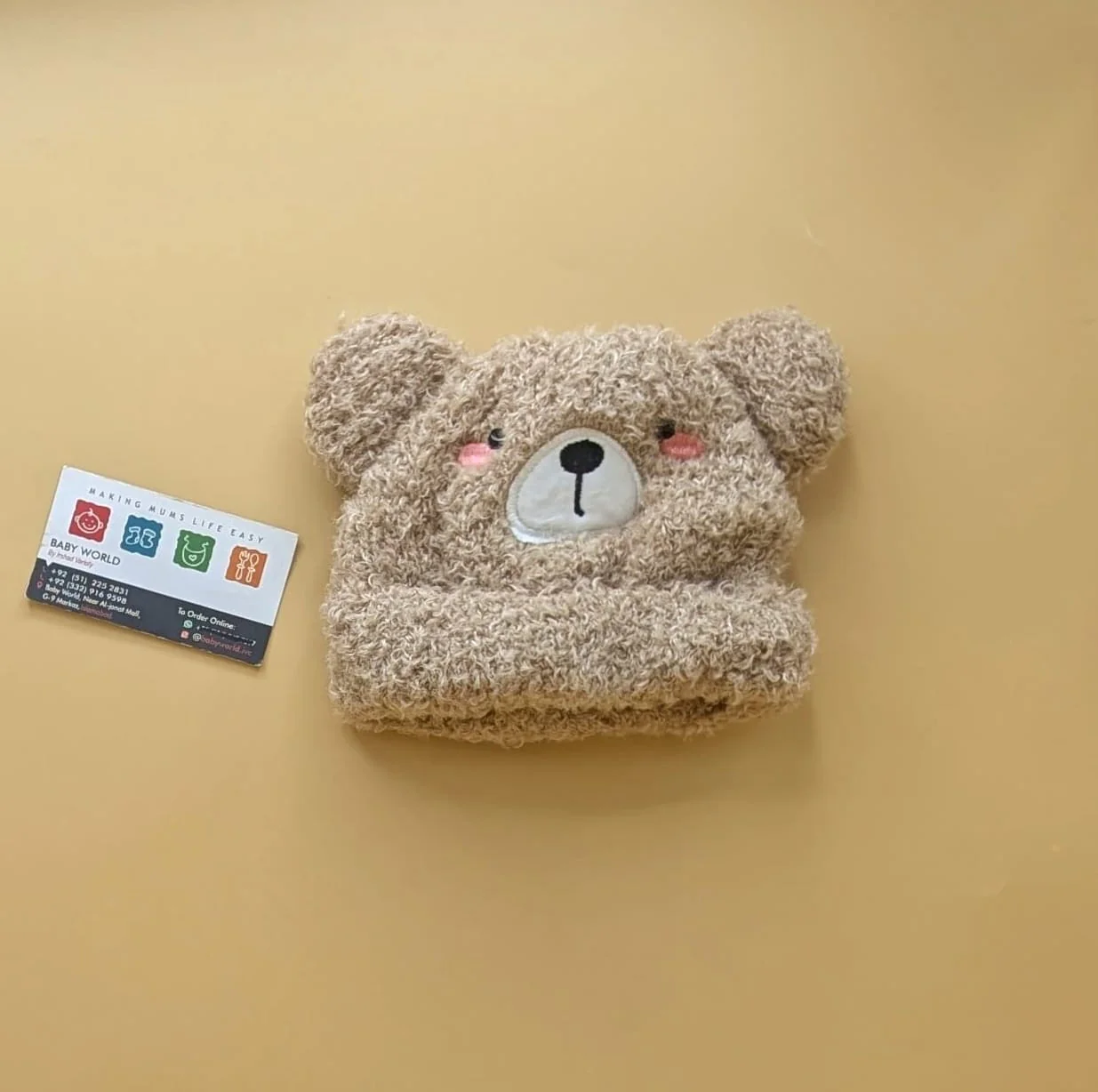 Baby Wool Cap - Bear π» - Winter - Image 11
