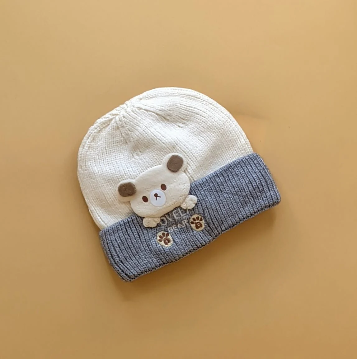 Baby Wool Cap - Lovely Bear π» - Winter - Image 10