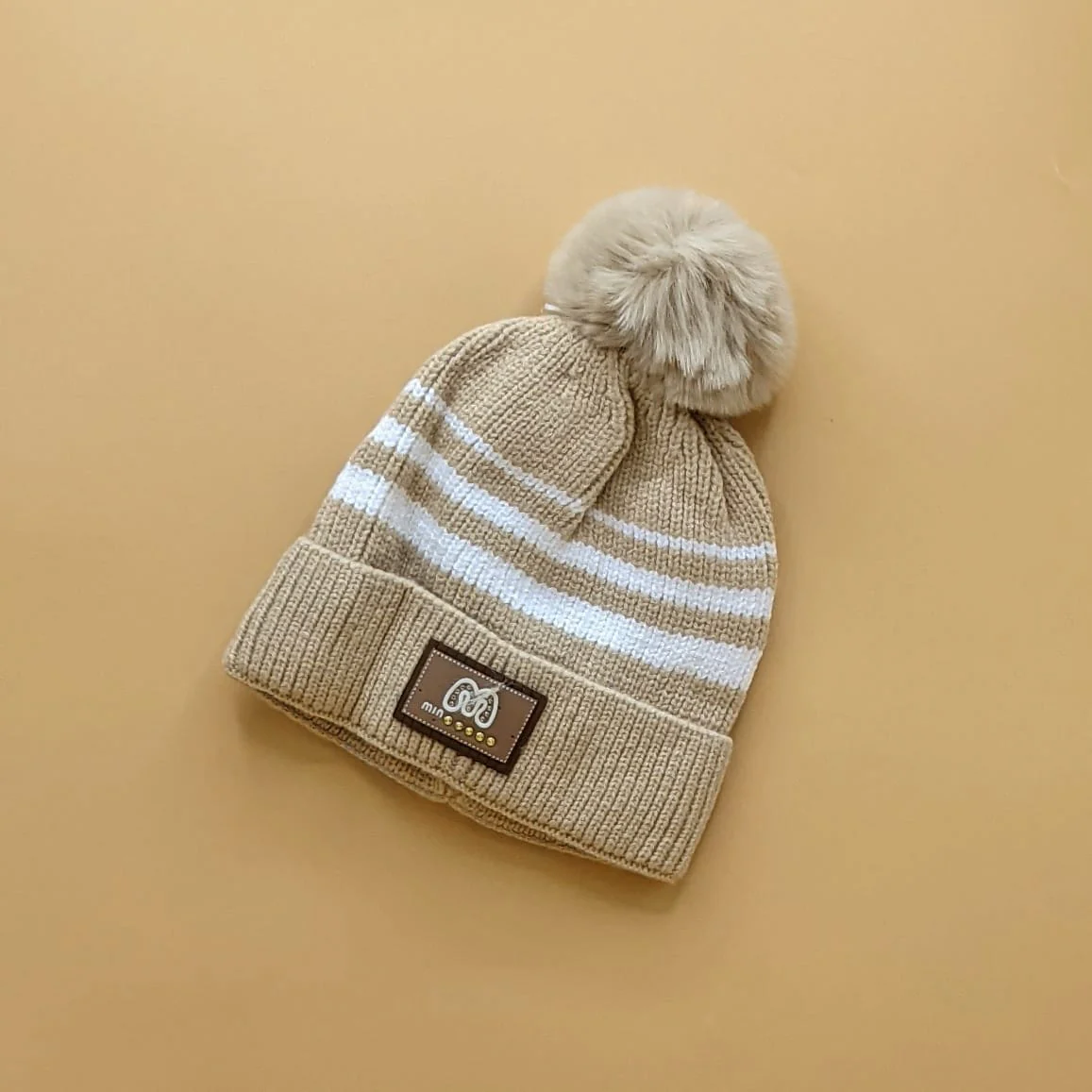 Baby Wool Cap - Lines - Winter - Image 4