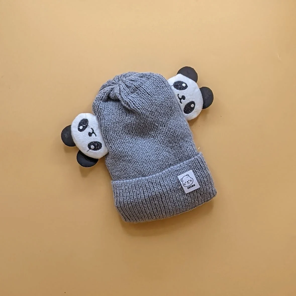 Baby Wool Cap - Panda 🐼 - Winter - Image 2