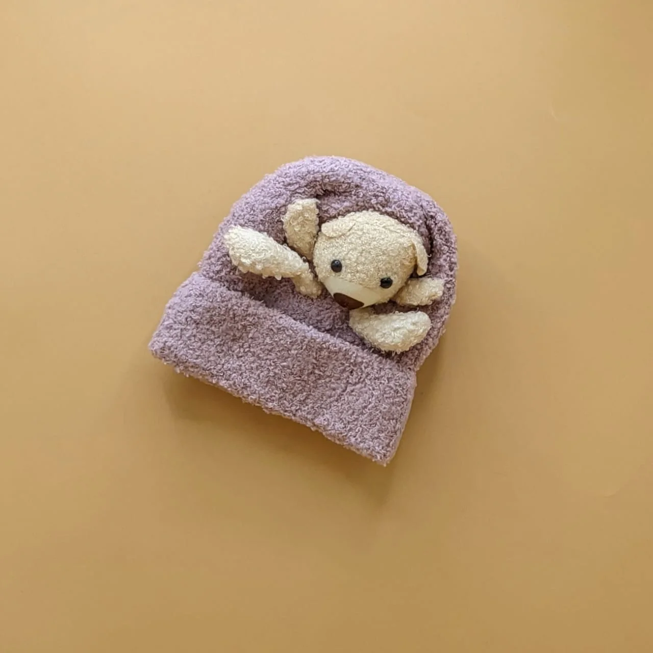 Baby Wool Cap - Teddy Bear 🧸 - Winter - Image 10