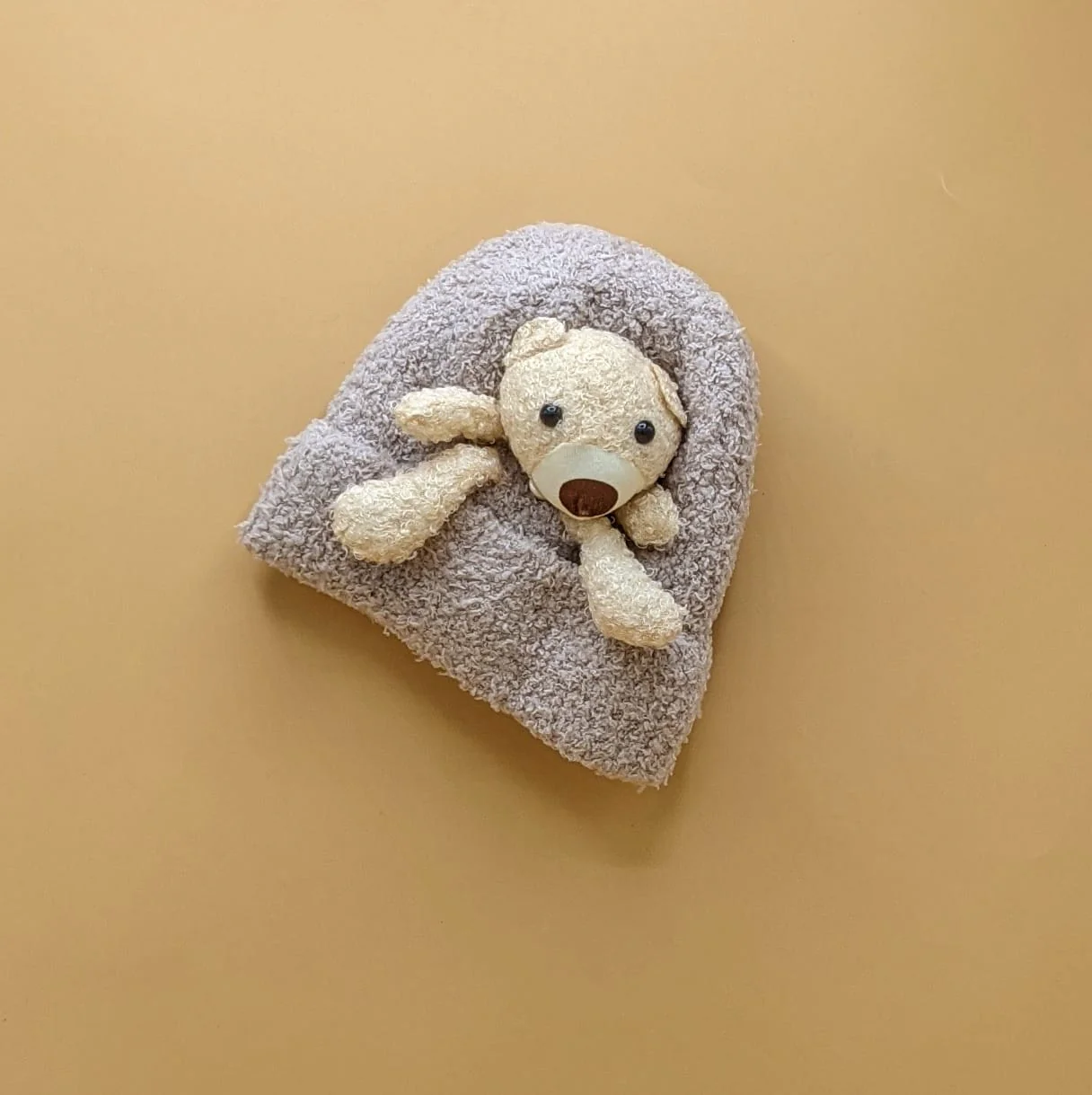 Baby Wool Cap - Teddy Bear 🧸 - Winter - Image 7