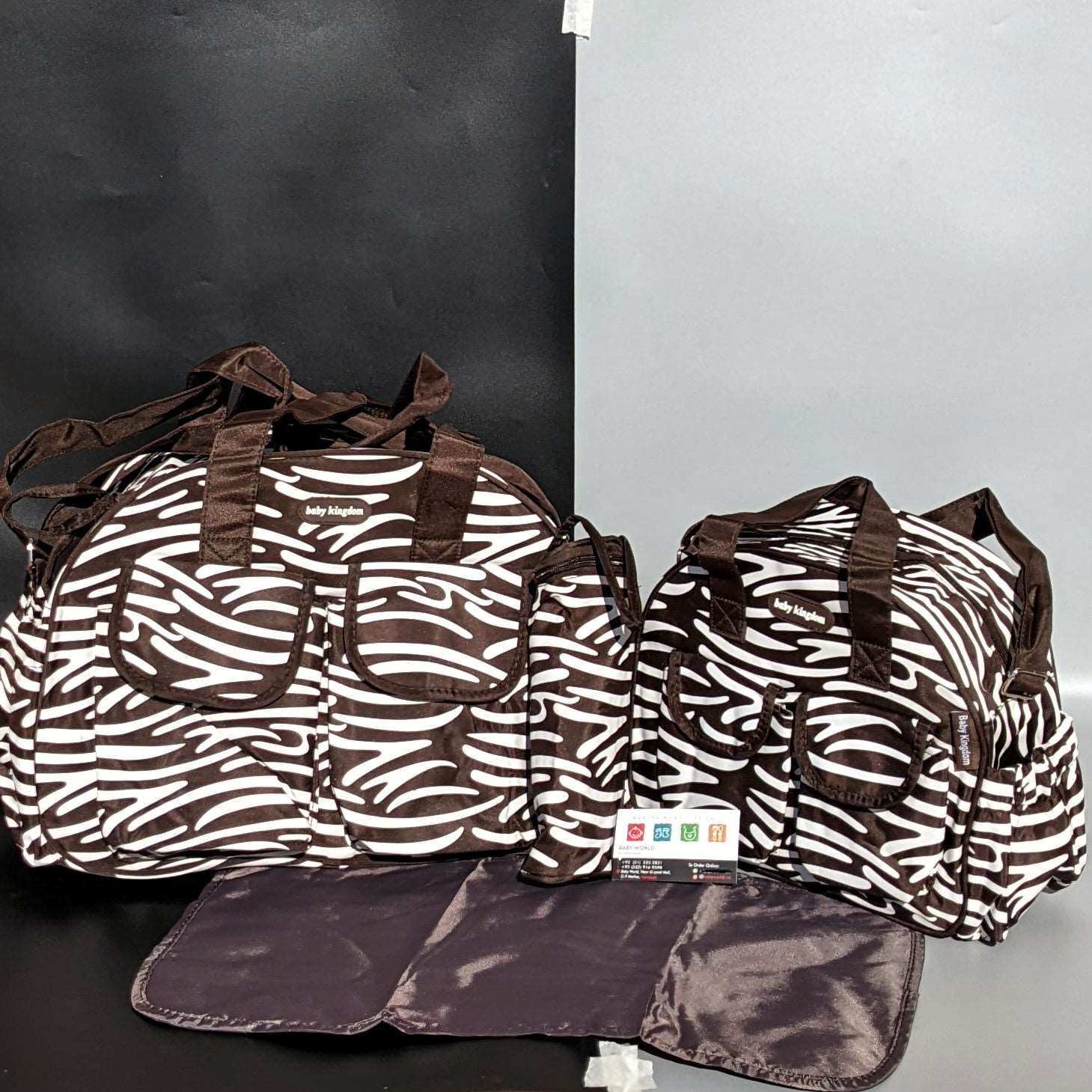 4 Pieces Bag Set - Line Pattern - Image 12