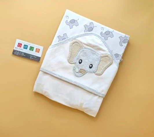 Hooded Wrapping Sheet/Blanket - Winter - Eleph 🐘 - Image 11