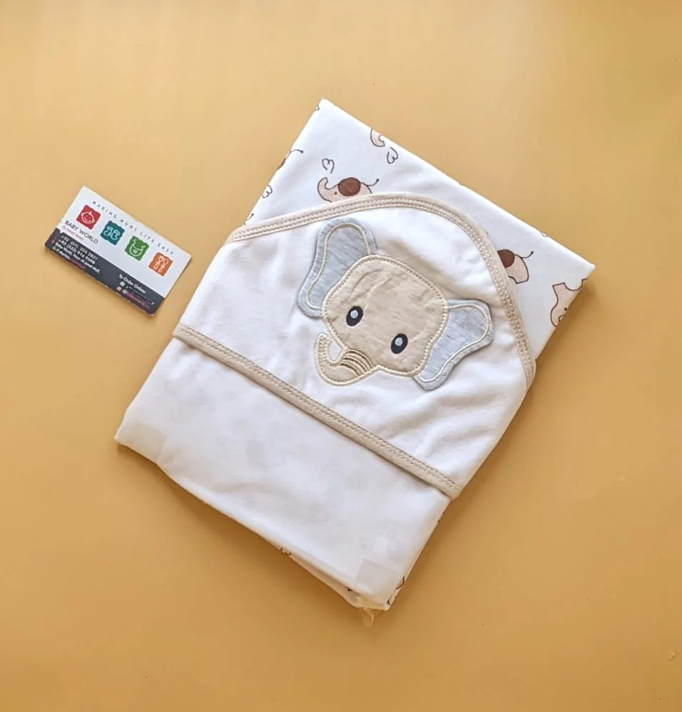 Hooded Wrapping Sheet/Blanket - Winter - Eleph 🐘 - Image 6