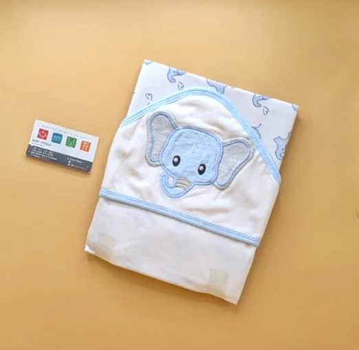 Hooded Wrapping Sheet/Blanket - Winter - Eleph 🐘 - Image 7
