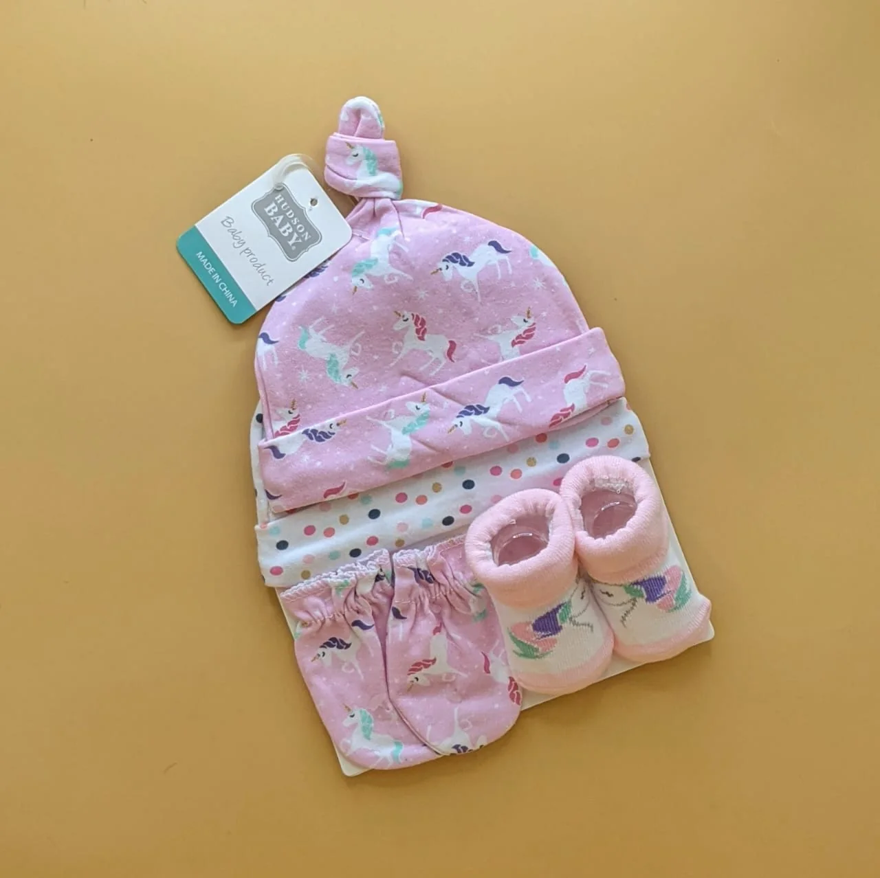 Pack of 2 Caps, Mittens & Booties Set - Image 8