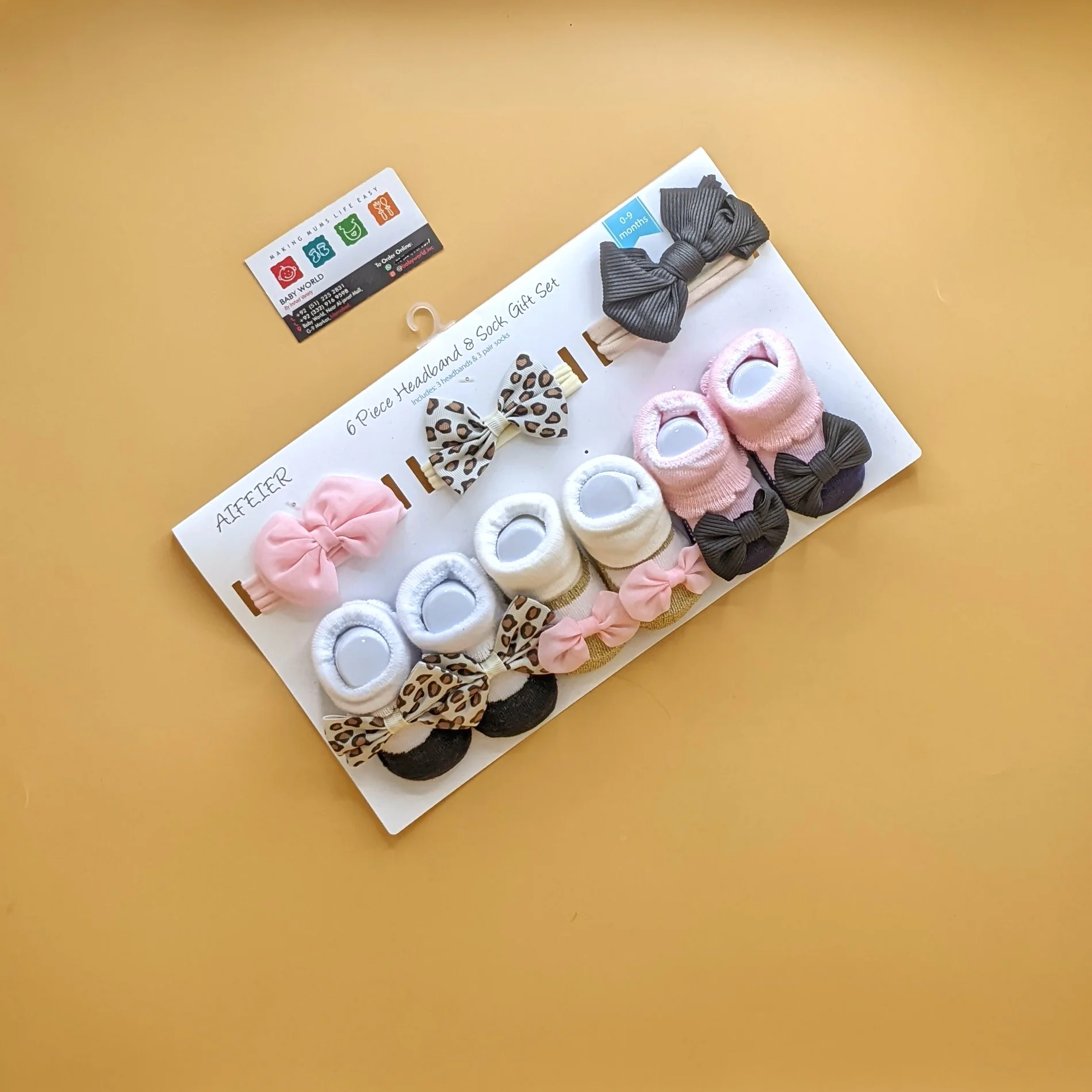 Pack of 3 Booties & Headbands Set - Image 21