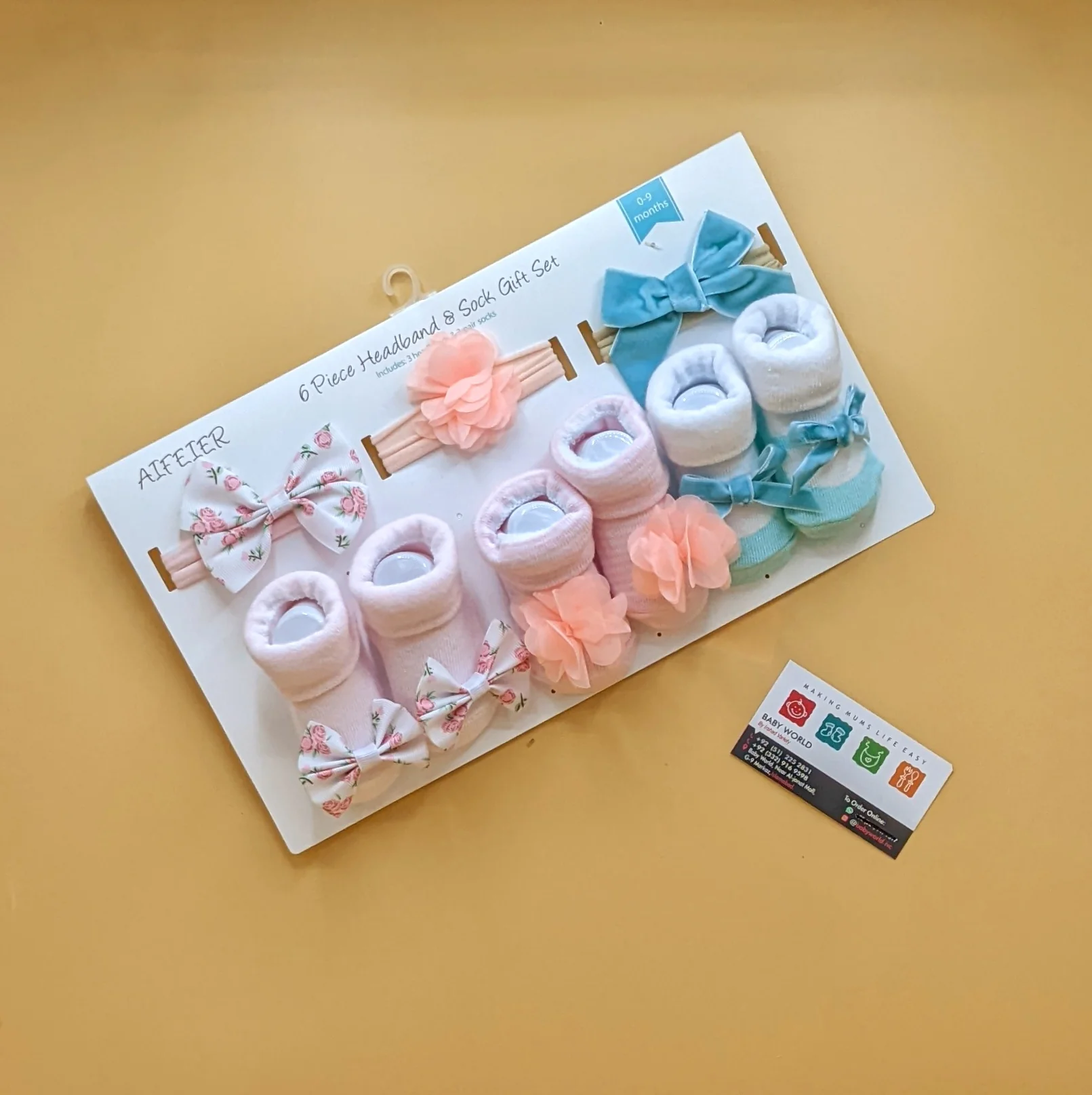 Pack of 3 Booties & Headbands Set - Image 7