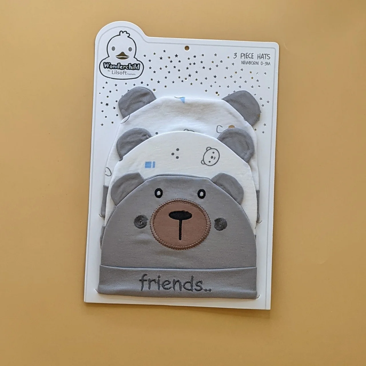 Pack of 3 Caps - Bear/Friends - Image 10