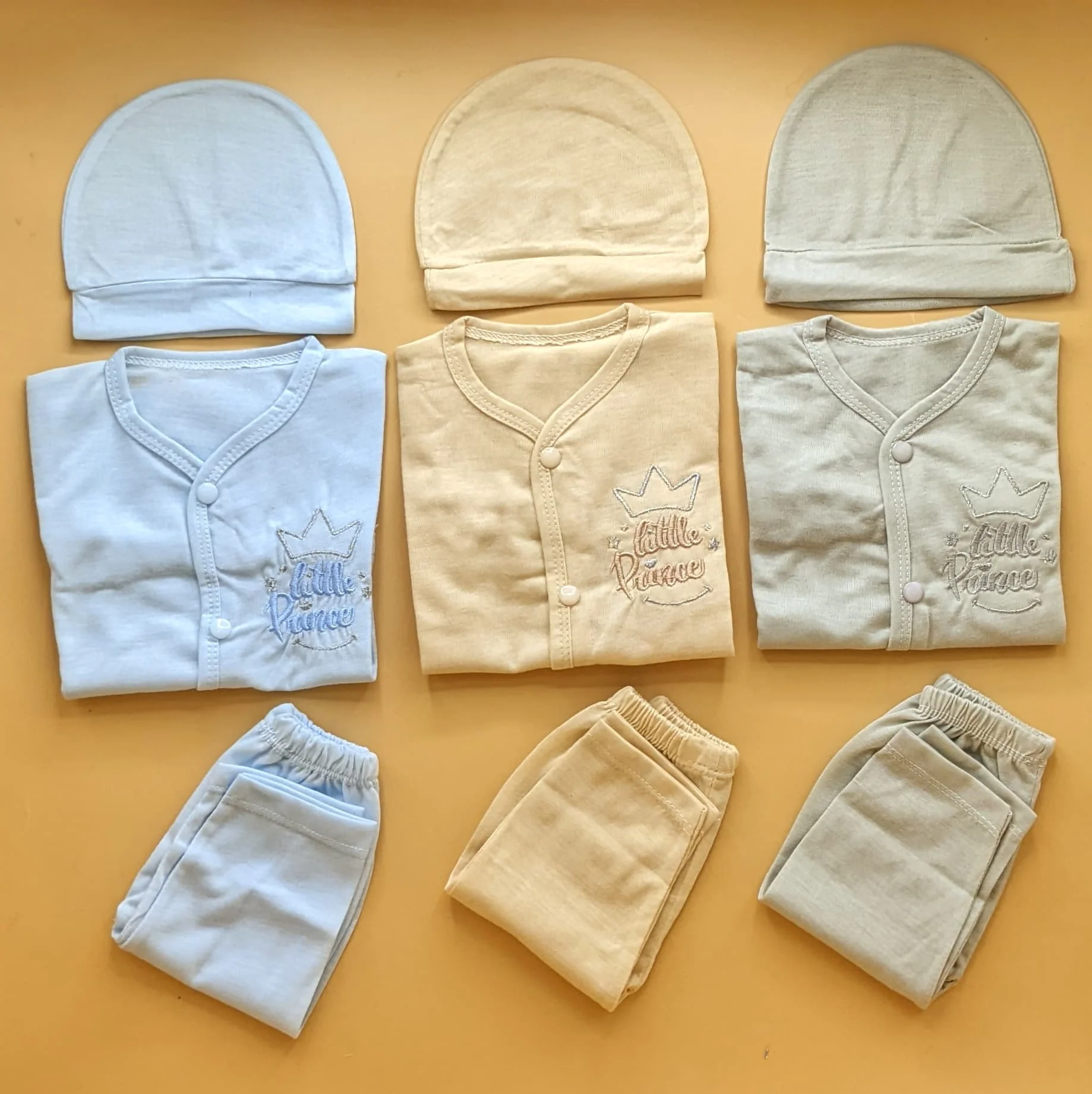 Pack of 3 Suits with Cap - Little Prince/Princess - Image 3