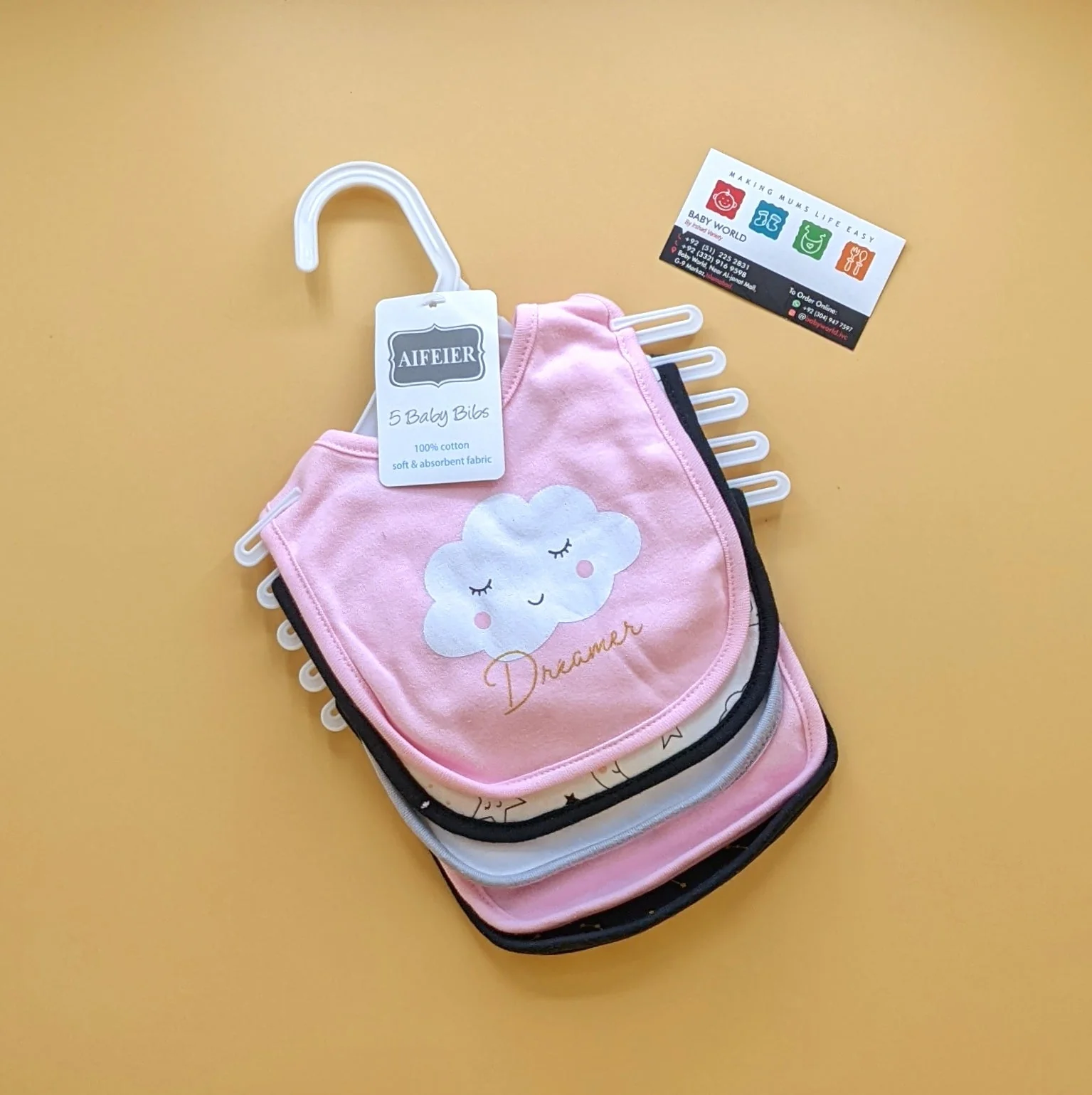 Pack of 5 Bibs - Image 3