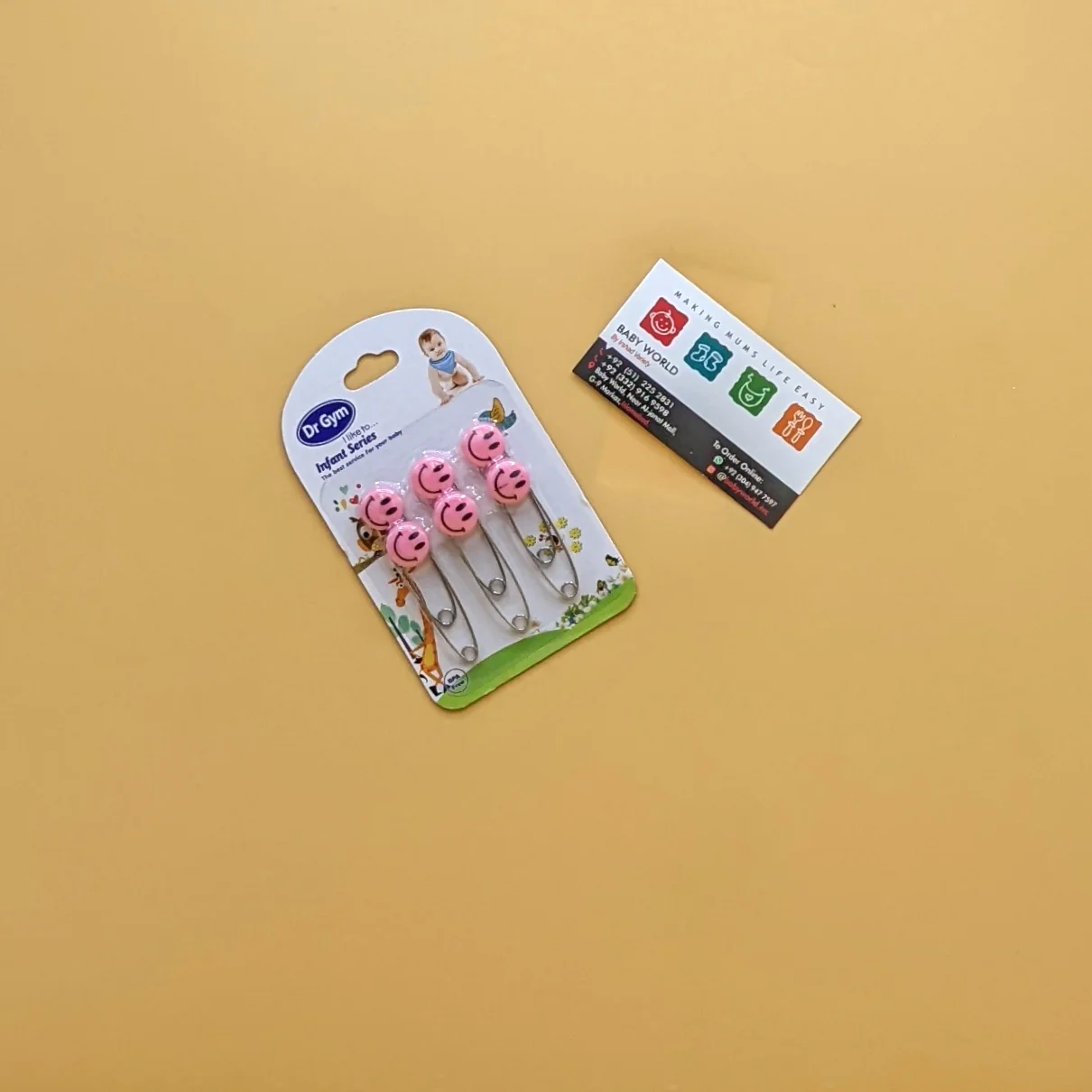 Pack of 6 Pins - Smiley - Image 2