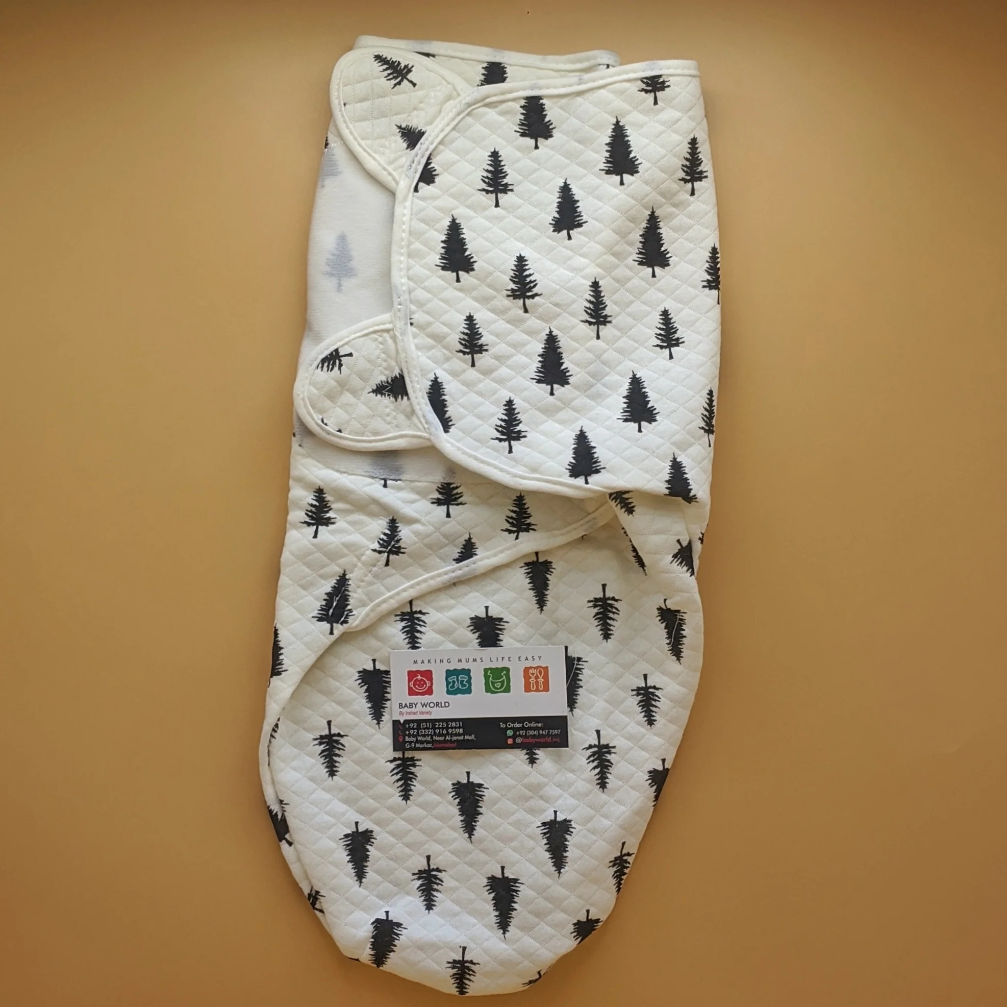 Baby Quilted Swaddle Wrap - Winter - Image 12