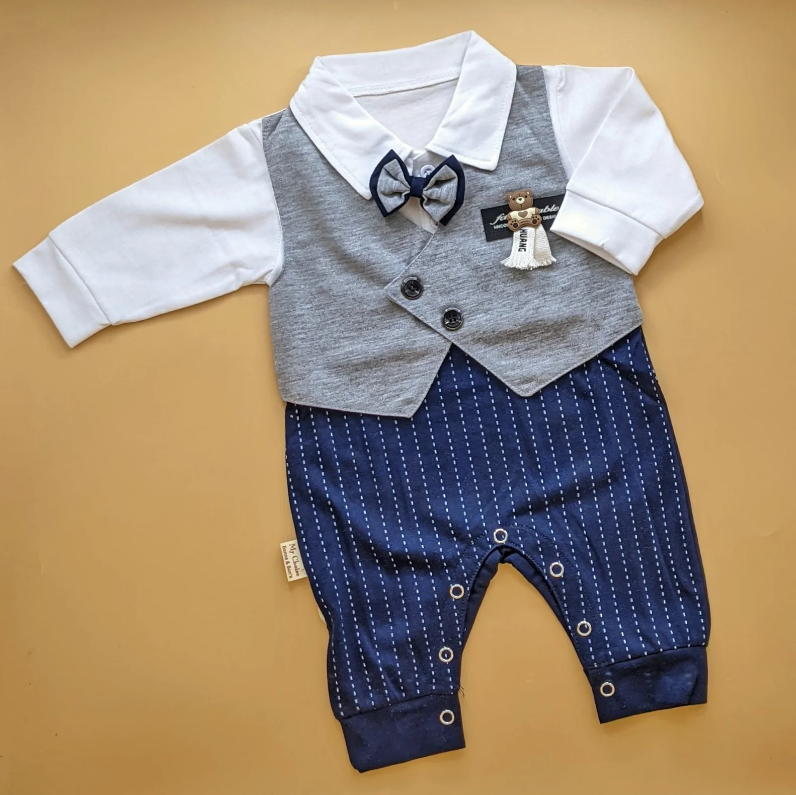 Romper - Waistcoat/Bear 🧸 - Image 3
