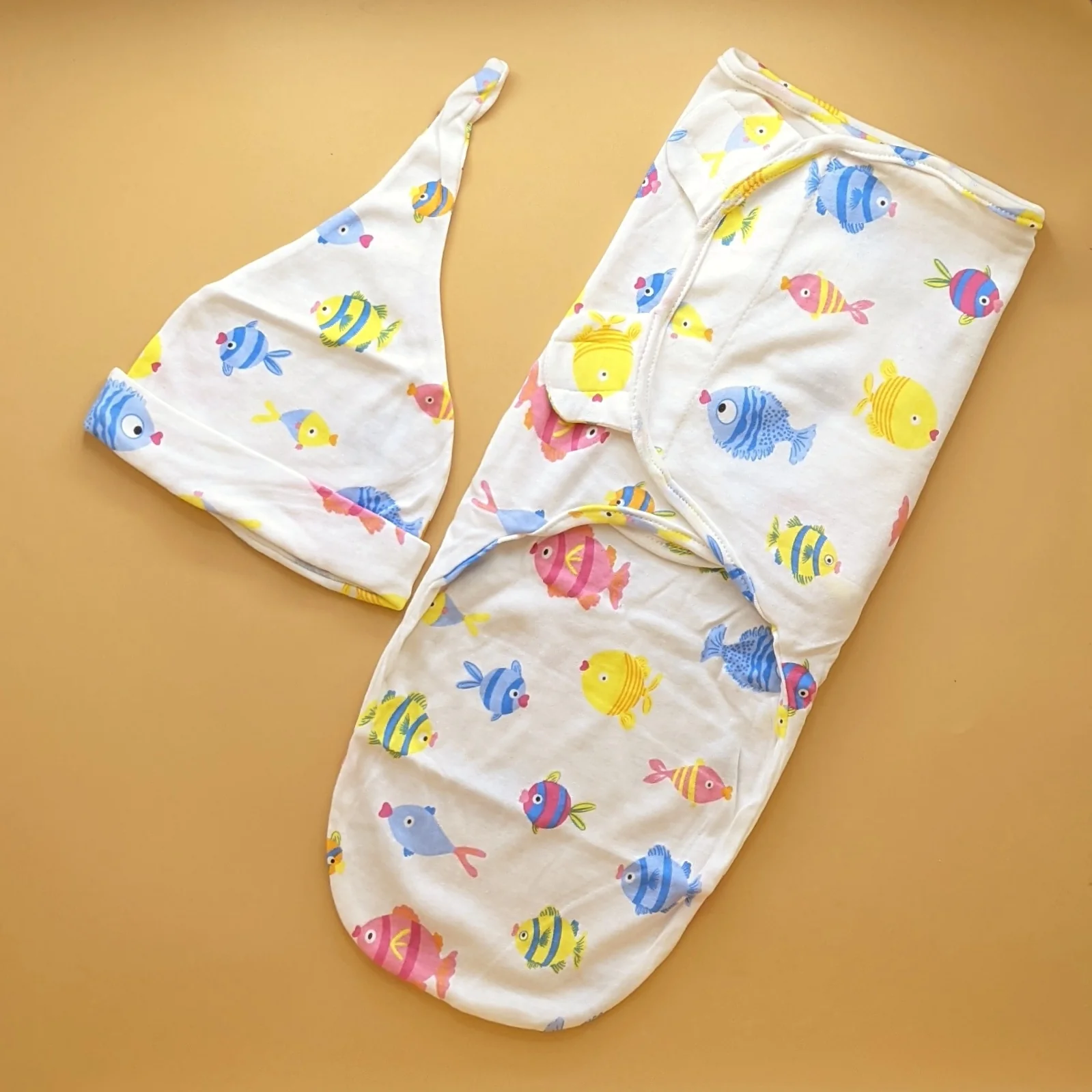 Swaddle Wrap with Cap - Image 13