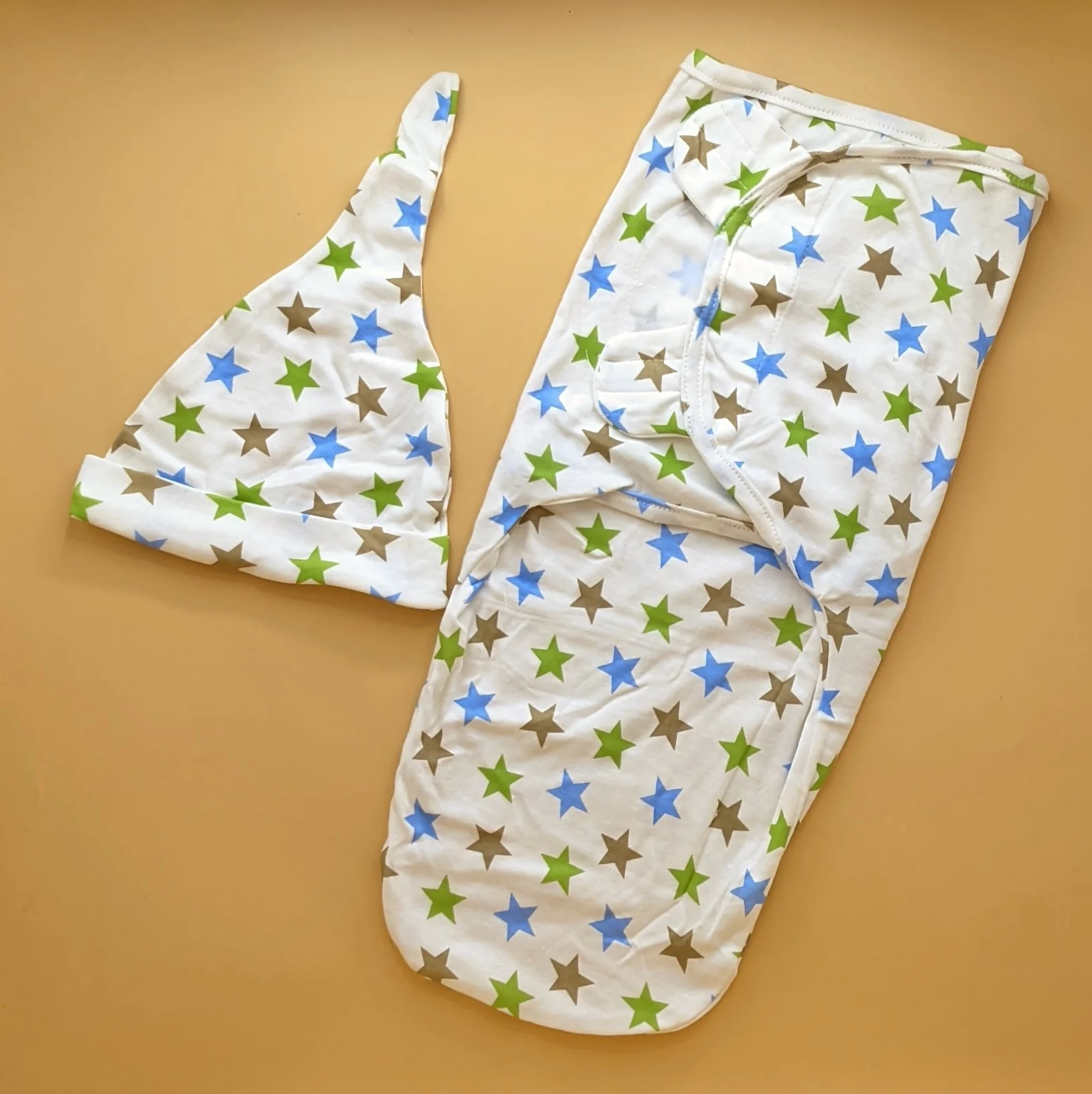 Swaddle Wrap with Cap - Image 3